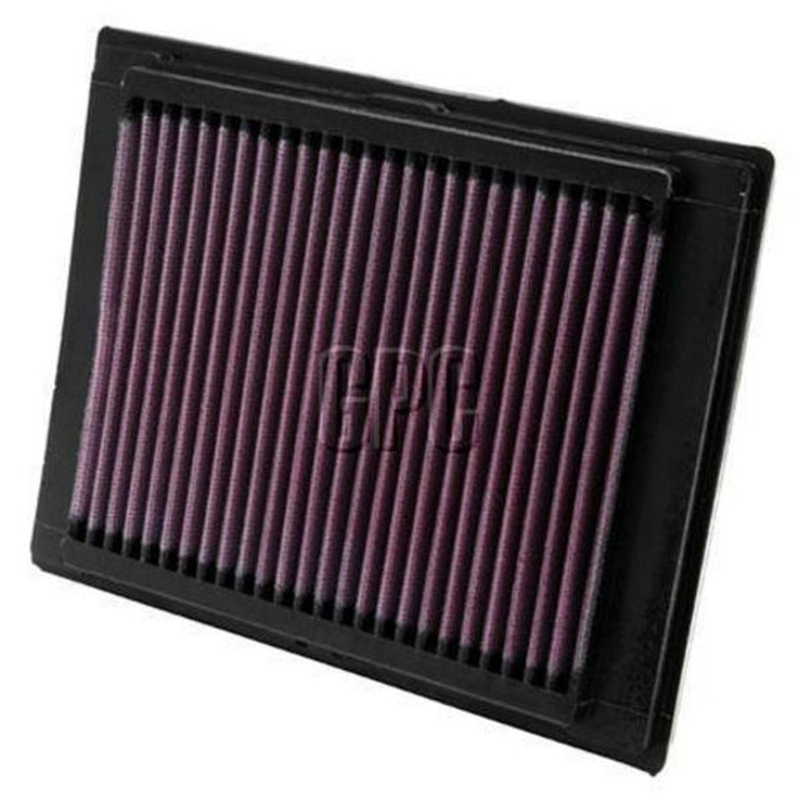 K&N Engine Air Filter: Replacement Car Air Filter, Washable, Clean Every 75,000 Miles, Reusable, Premium: Compatible with 2002-2012 FORD/MAZDA (Fiesta, Fusion, Fiesta V, 2), 33-2853