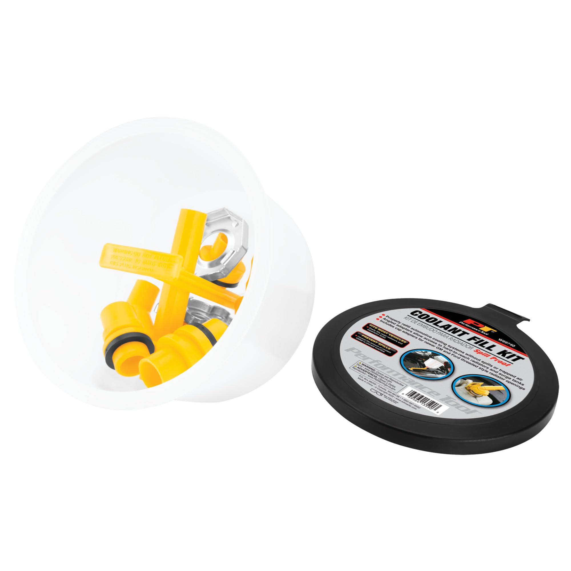 Coolant Funnel Kit Performance Tool W89740 Spill Proof