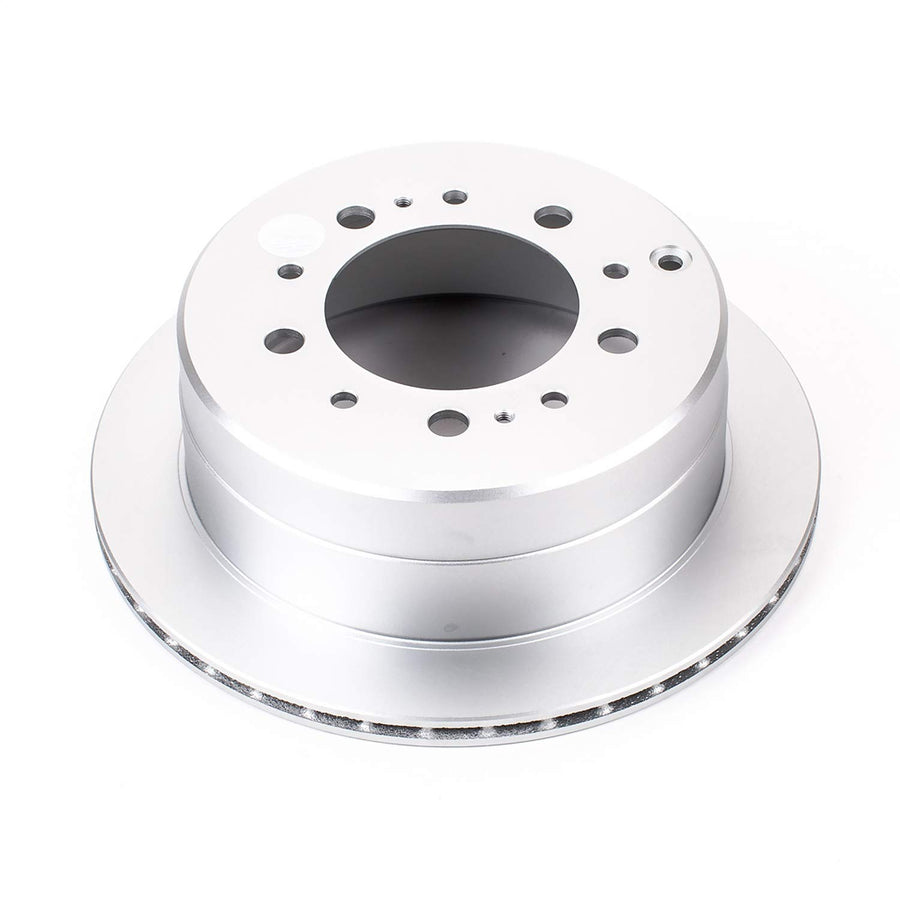 Power Stop rear JBR736EVC Evolution Genuine Geomet® Coated Brake Rotor For Lexus LX470 1998-2007, Toyota Land Cruiser 1998-2007 [Model Specific]