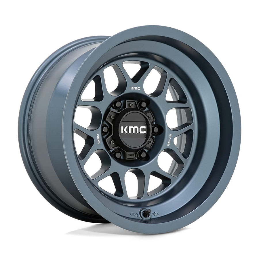 KMC KM725 17x9 Terra 6x5.5" -38mm Blue Wheel Rim 17" Inch KM725LX17906838N