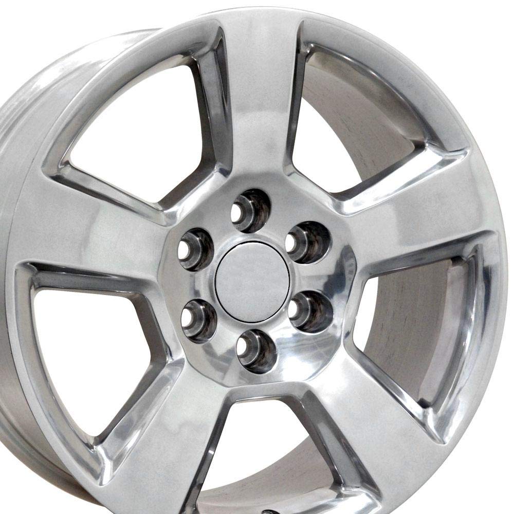CV76 OE Wheels 20" Replica Wheel CV76 Fits Chevrolet Tahoe Rim 20x9 Polished Wheel