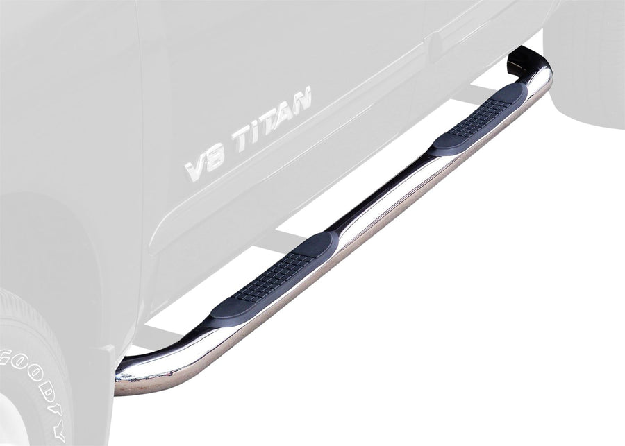 3 in. Round Side Bar Steelcraft 240717 Polished Stainless Steel 3 in. Round Side Bar