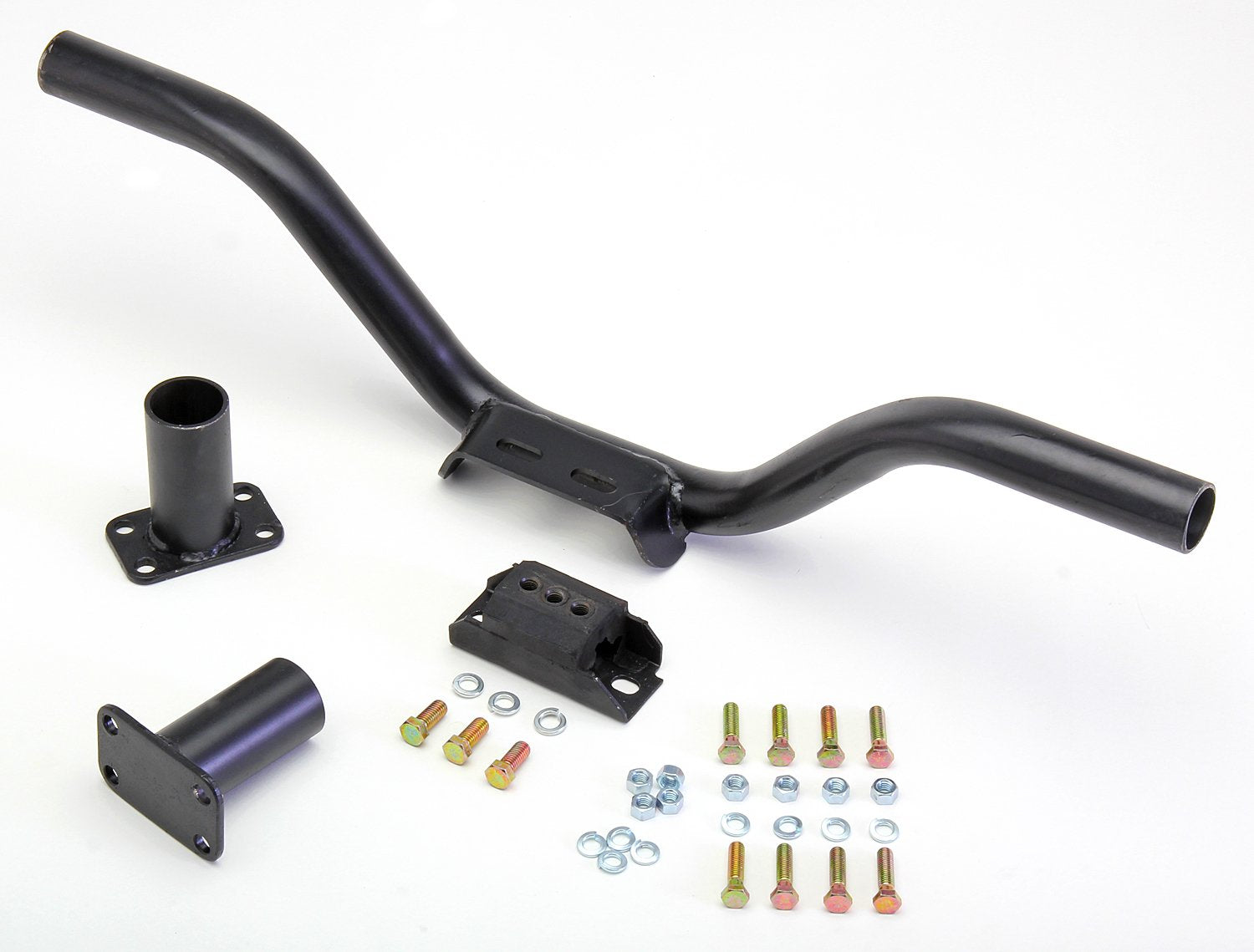 Transmission Crossmember Kit Trans-Dapt Performance 9444 Universal For Use w/PowerGlide/TH-350-400 Trans. 26 To 36 in. Framerail Width 6 in. Drop Distance Rubber Pads