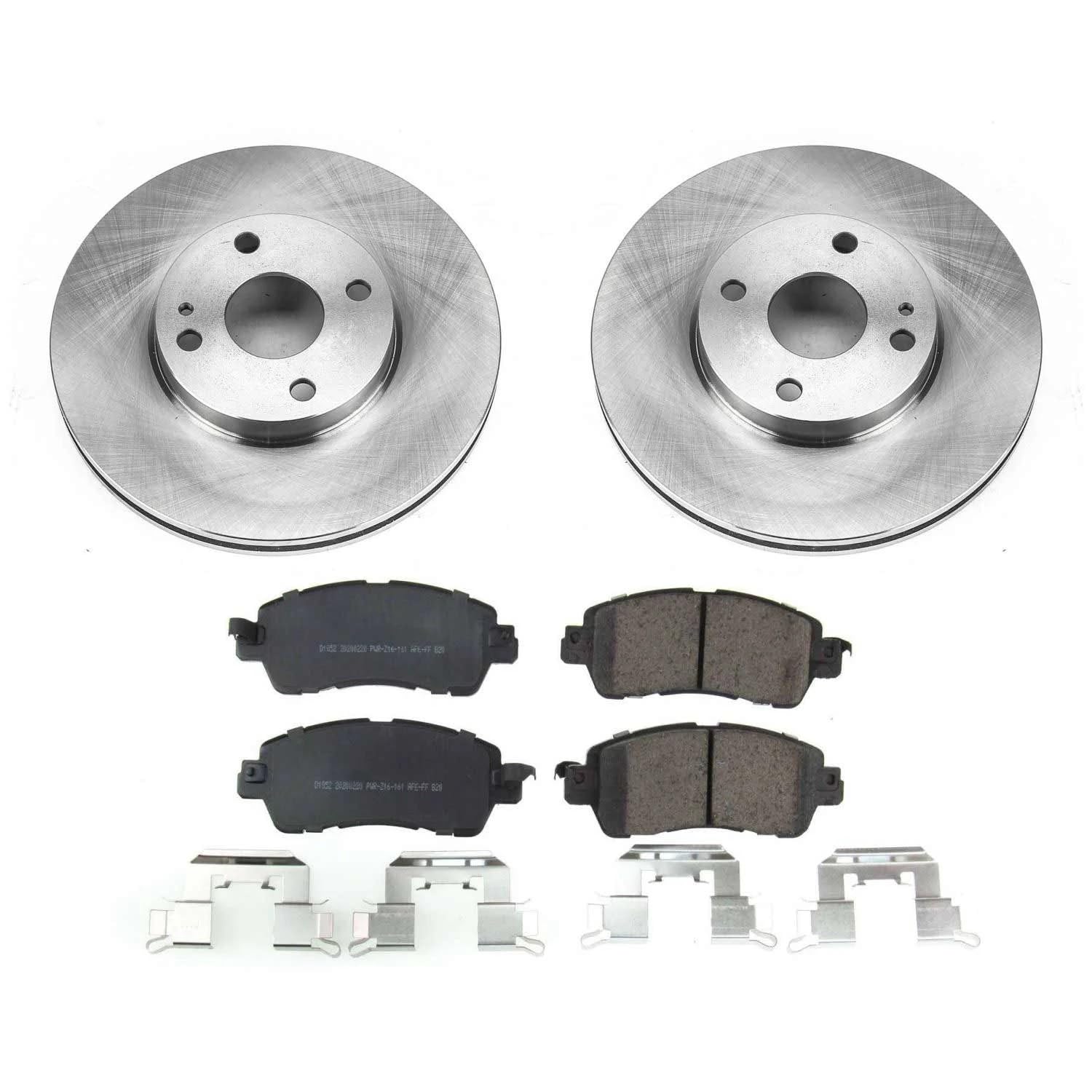 Power Stop Front KOE7700 Replacement Brake Kit-OE Brake Rotors & Ceramic Brake Pads