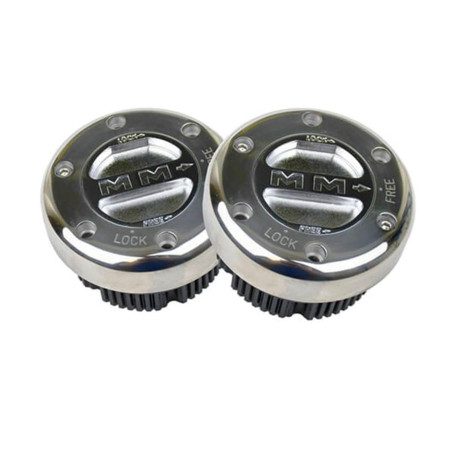 Pair of Premium Locking Hubs MILE MARKER 449S/S fits 1999-2004 F250 F350 F450 F550 | Reliable in Extreme Off Road Conditions | Replaces Original Equipment Manual or Automatic Hubs