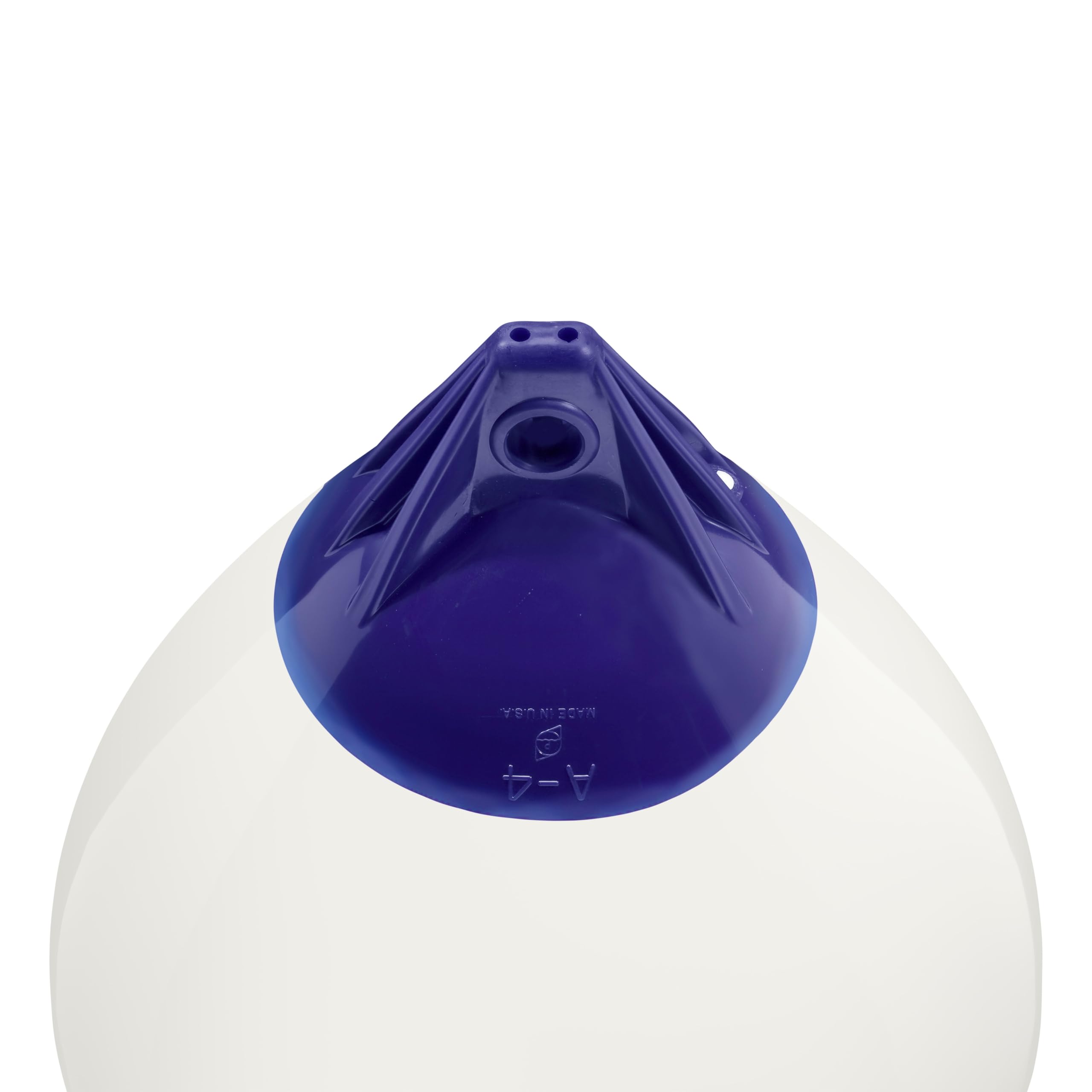 A-4 Standard Blue Ropehold Polyform Buoy - White