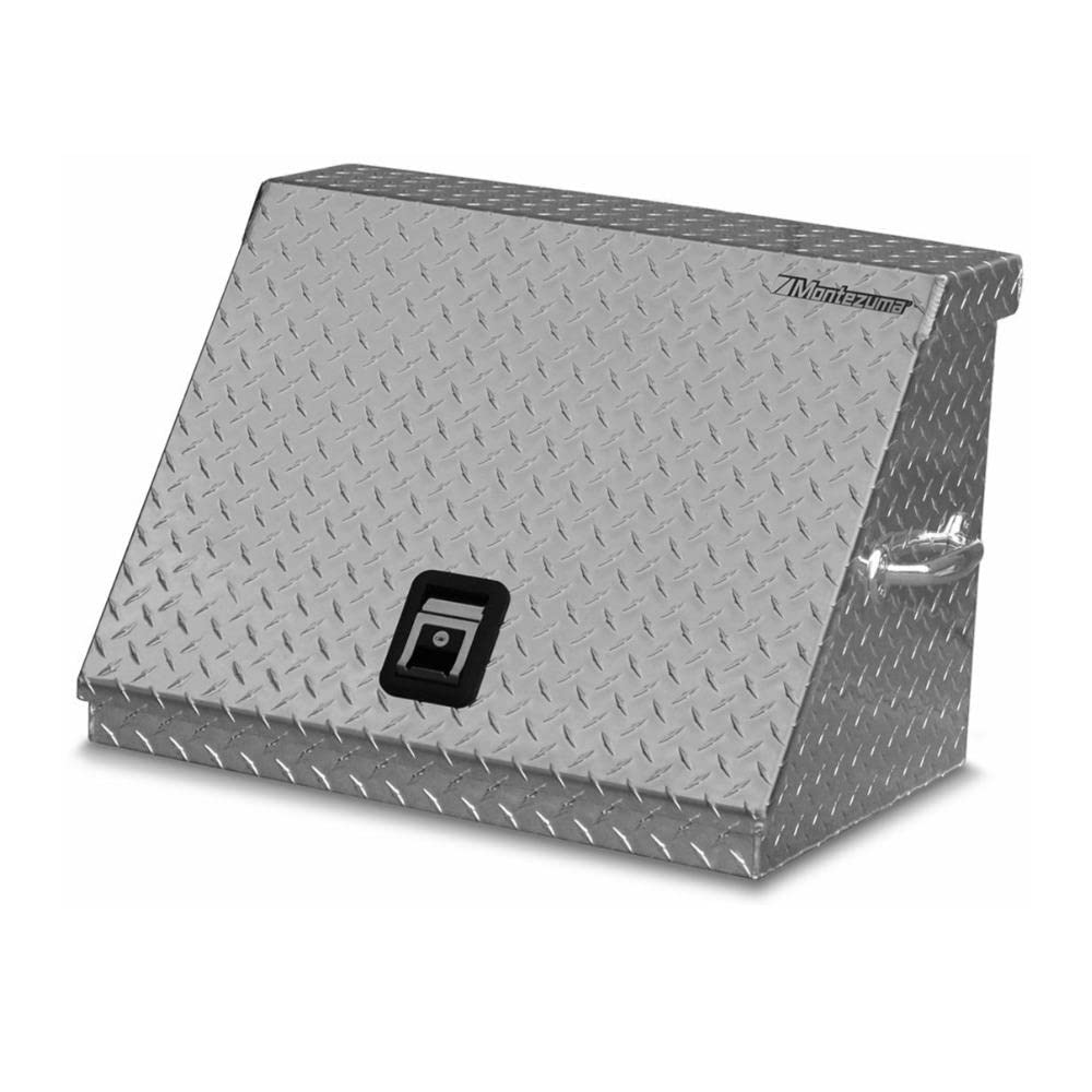 26" x 18" Heavy Duty Steel Toolbox Montezuma (aluminum, brite)