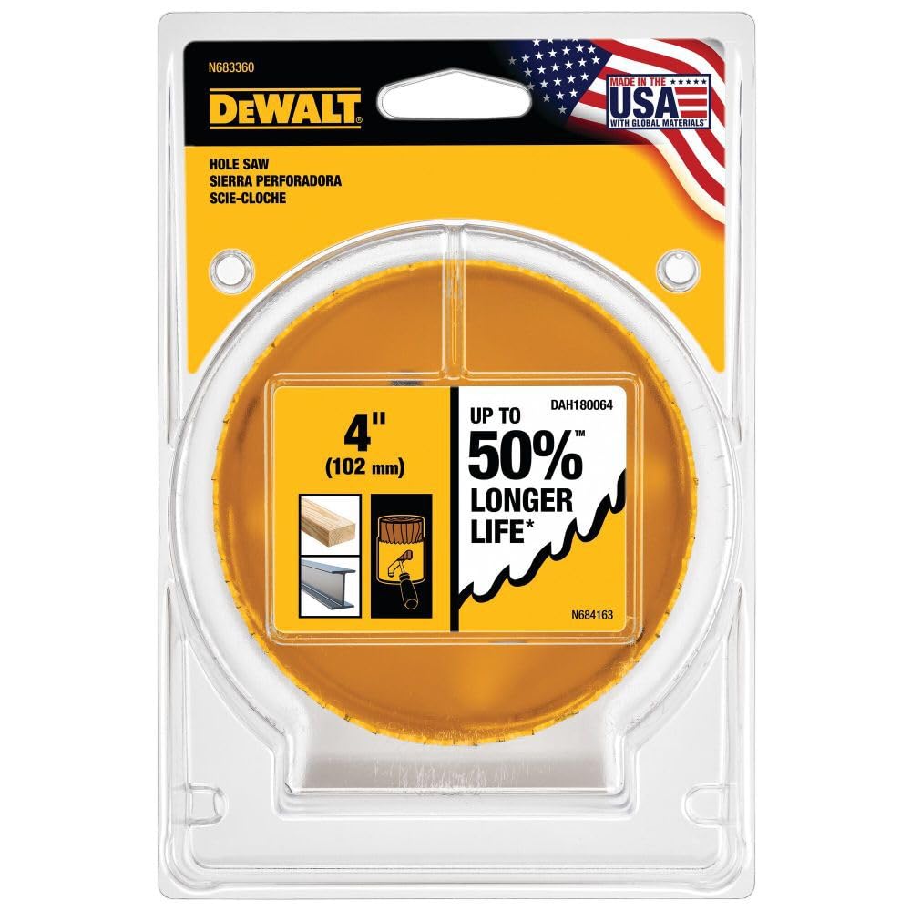 4 (102MM) DEWALT DAH180064 Hole Saw