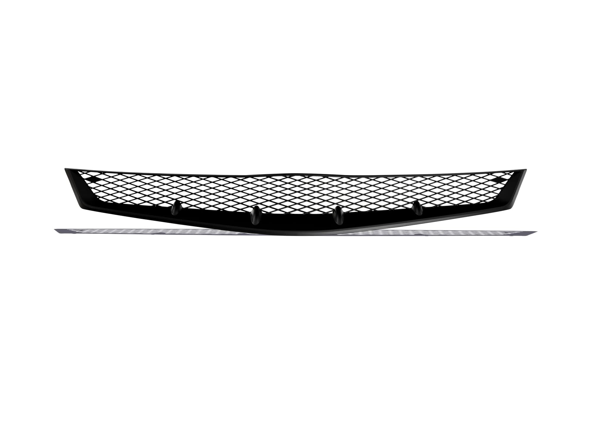 Mesh Front Hood Grille Armordillo USA 7165175 - Matte Black Fits 2006-2008 Honda Civic 2 Door Coupe