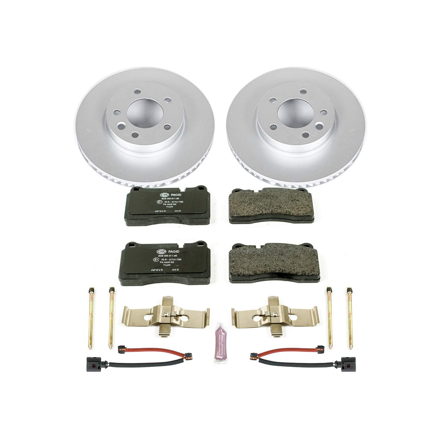 Power Stop ESK4656 Euro-Stop Front Brake Kit For Volkswagen Touareg 2006-2010 [Model Specific]