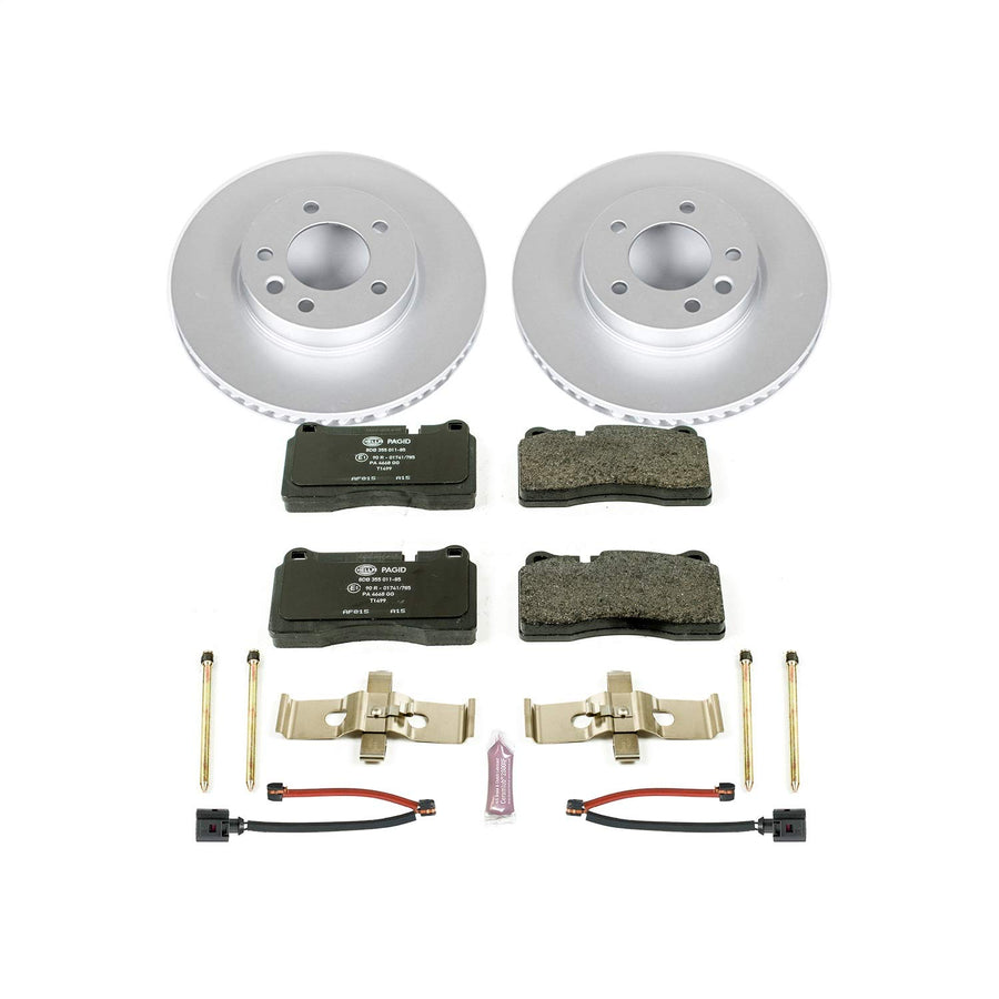 Power Stop ESK4656 Euro-Stop Front Brake Kit For Volkswagen Touareg 2006-2010 [Model Specific]