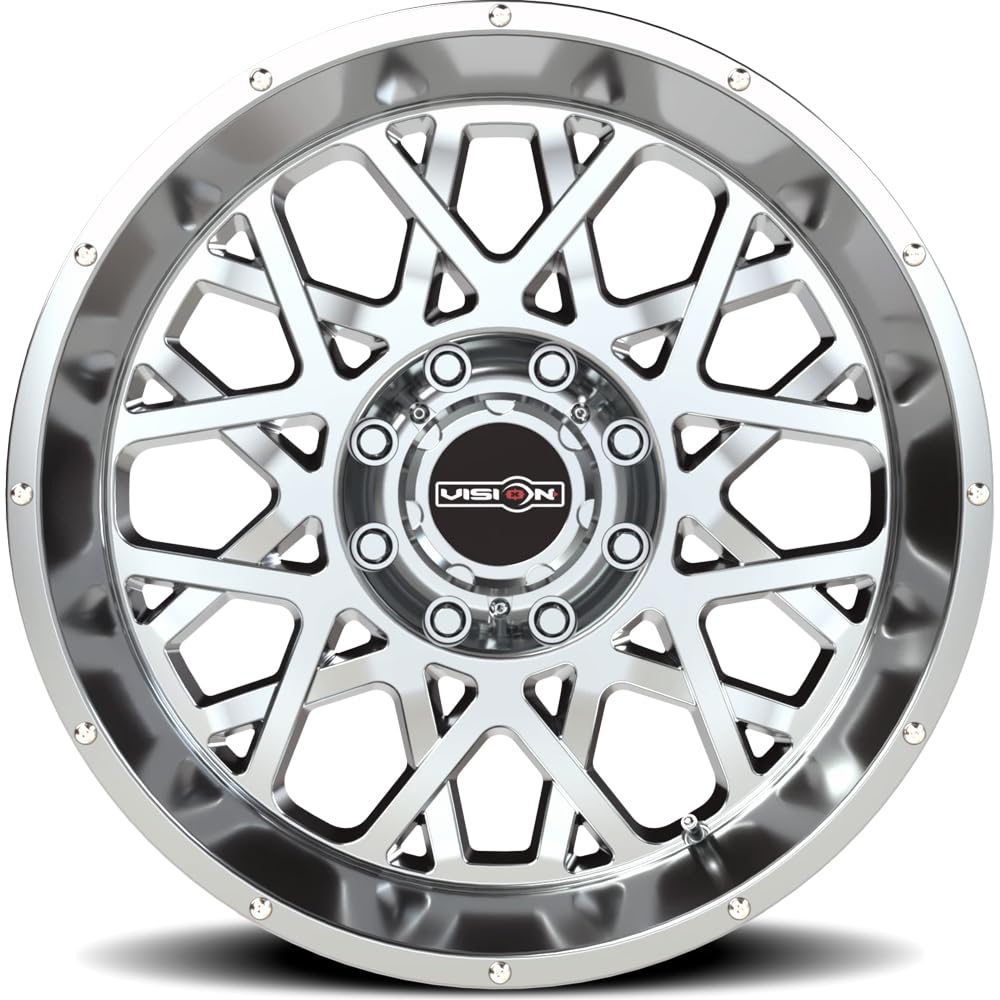 412 Rocker Vision 20x10 8x6.5" -25mm Chrome Wheel Rim 20" Inch