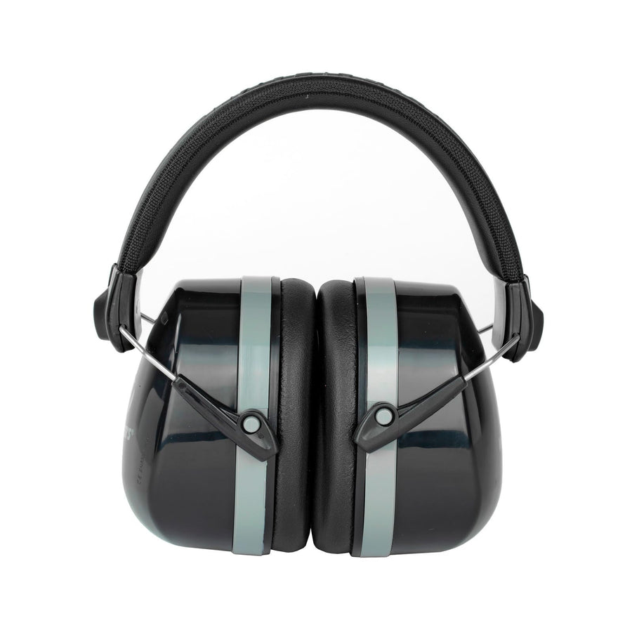 WALKER'S Passive Premium Folding Lightweight 32dB NRR Noise-Blocking Hunting Gun Range Shooting Hearing Protection Muff w/ Padded Headband & PVC Earpads