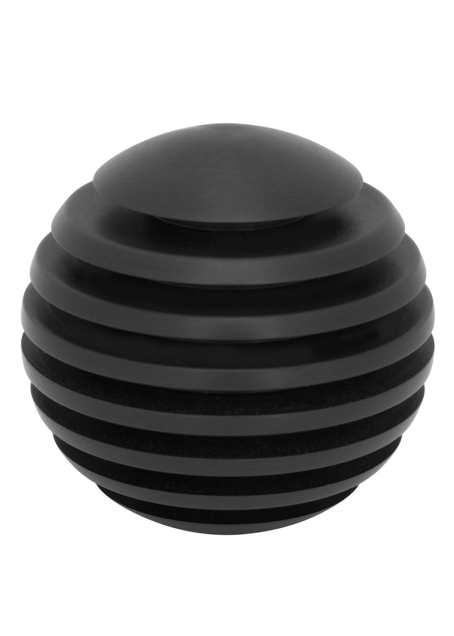 3/8"-24 Thread Lokar (SK-6916) 2" Diameter Venetian Black Finish Shift Knob
