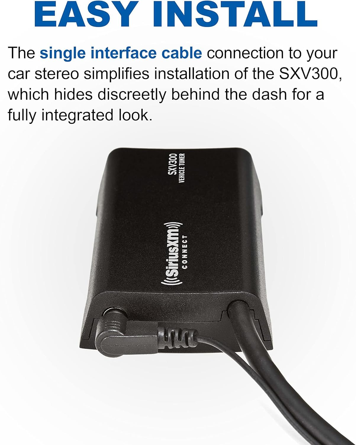 SiriusXM Vehicle Tuner Satellite Radio, Add to Any SiriusXM-Ready Car Stereo SXV300V1