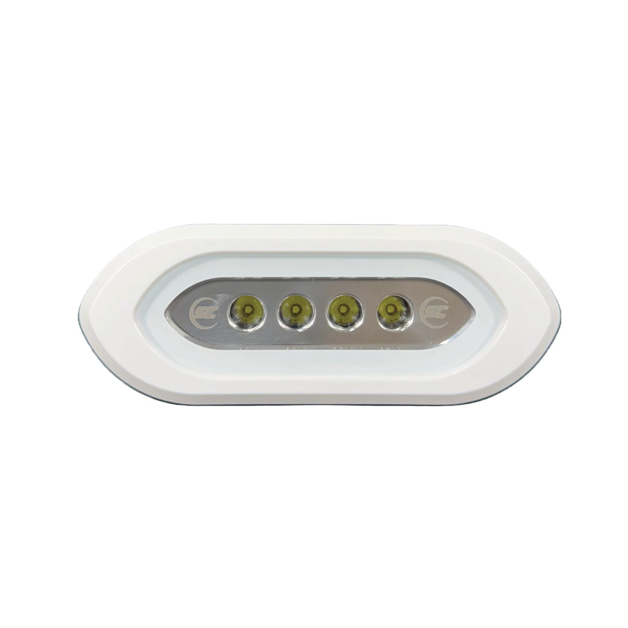 LED Spreader Light - Shadow-Caster - Flush Mount - White Housing - Great White - 3000 Lumens