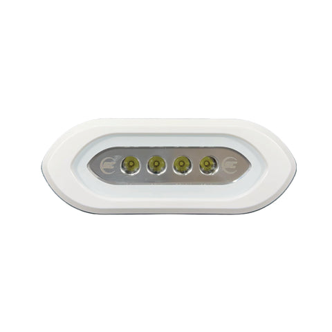 LED Spreader Light - Shadow-Caster - Flush Mount - White Housing - Great White - 3000 Lumens