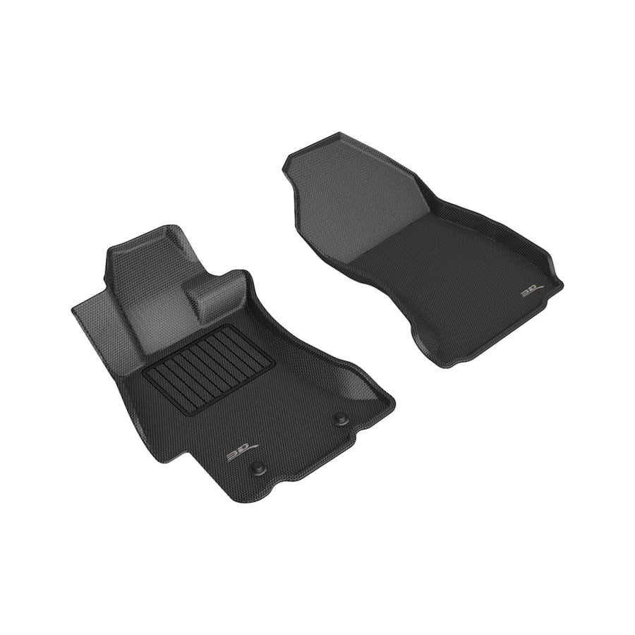 3D MAXpider Kagu Custom Fit Floor Mat (Black) Compatible with Subaru Impreza 2012-2016 / XV Crosstrek 2013-2017/ WRX 2015-2021/ WRX STI 2015-2021 - R1