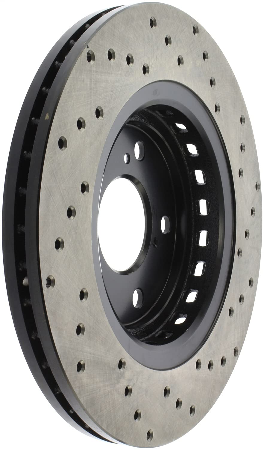Sport StopTech 128.40092R Cross Drilled Brake Rotor (Front Right), 1 Pack