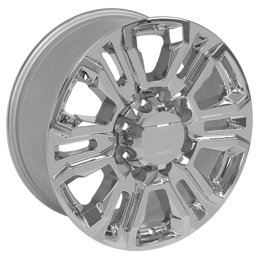 20 Inch OE Wheels CV70B Rim Fits Sierra 2500/3500 Denali Style 8x180 20x8.5 Chrome - Hollander 5957 (1)
