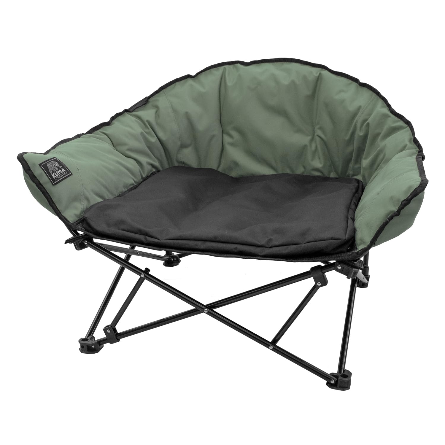 Kuma Lazy Bear Outdoor Gear Dog Bed with Carry Bag, Ultimate Portable Luxury Outdoor Dog Bed (Sage/Graphite)