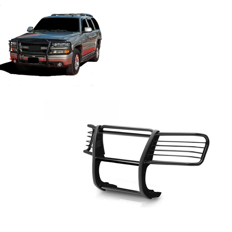 Bumper Guard Black Horse Grille brush Modular Compatible with 1999-2002 Silverado 1500|00-06 Suburban 1500|2000-2006 Tahoe|2000-2006 GMC Yukon|00-06 GMC Yukon XL 1500-17GT23MA