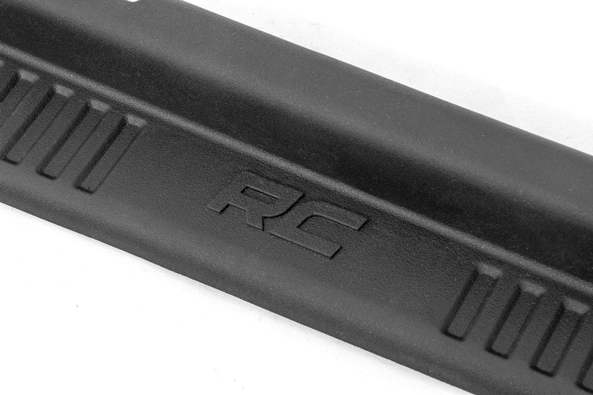Rough Country Entry Guards Front and Rear for 2007-2018 Jeep Wrangler JK - 10567 Black