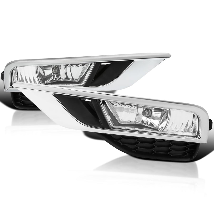 Fog Lights Spec-D Tuning + Switch Compatible with 2015-2016 Honda CR-V, L+R Pair Assembly
