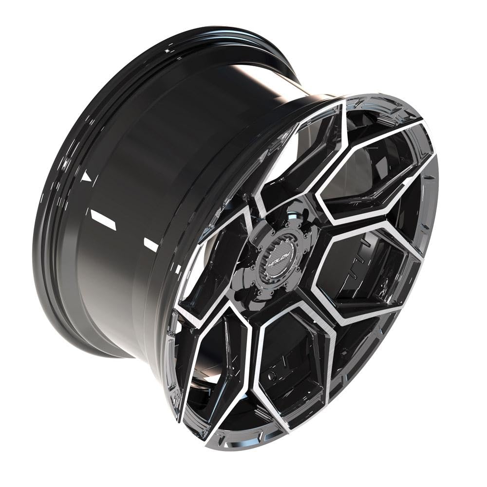 4Play Wheels 4PS26-18080-CUVA-38BBT: 18X8 Sport2.0 4Ps26 5X108Mm & 5X110Mm +38Et In Gloss Black W/Brushed Face & Tinted Clear