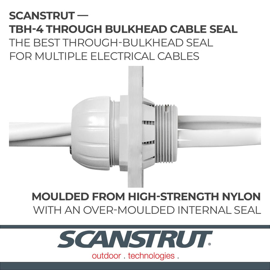 Through Bulkhead Seal Scanstrut - up to 5 Cables