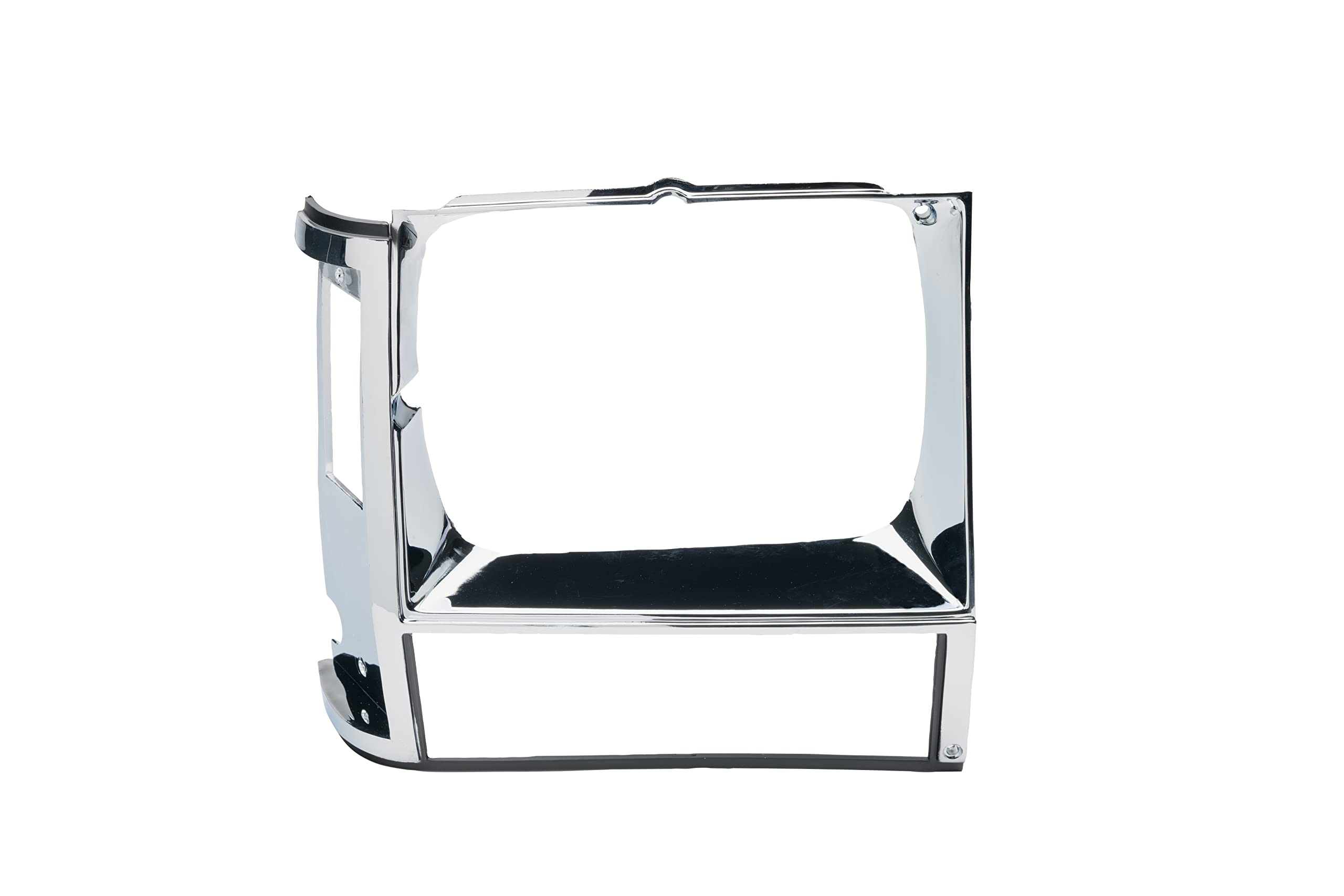 12419.12 | Omix-Ada | Right Headlight Bezel, Chrome | OE Reference: 55002244 | Fits 1984-1990 Jeep Cherokee XJ/MJ