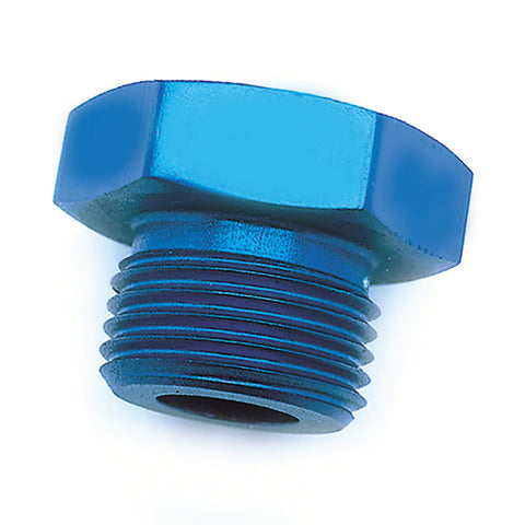 Plug/Cap SpeedFX 561214, Pipe Plug Fitting, 12AN, Anodized, Blue, Aluminum, Single