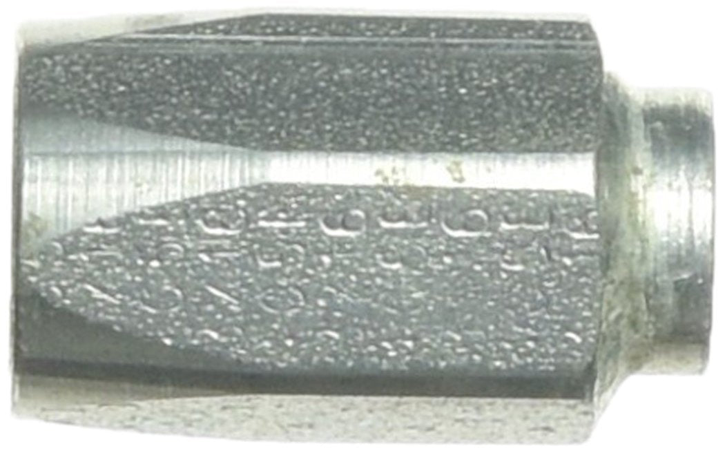 4C5E-4RFJSX45 Gates Field Attachable for C5E Hose, Dual Seat Female JIC 37/SAE 45 Flare Swivel, 45 Bent Tube, Steel, 3/16" ID