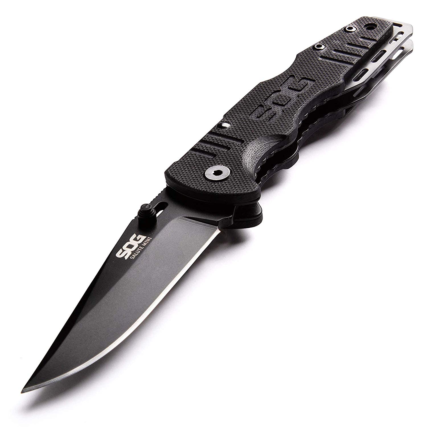 SOG Knives - Mini Salute, Black Oxide, G10
