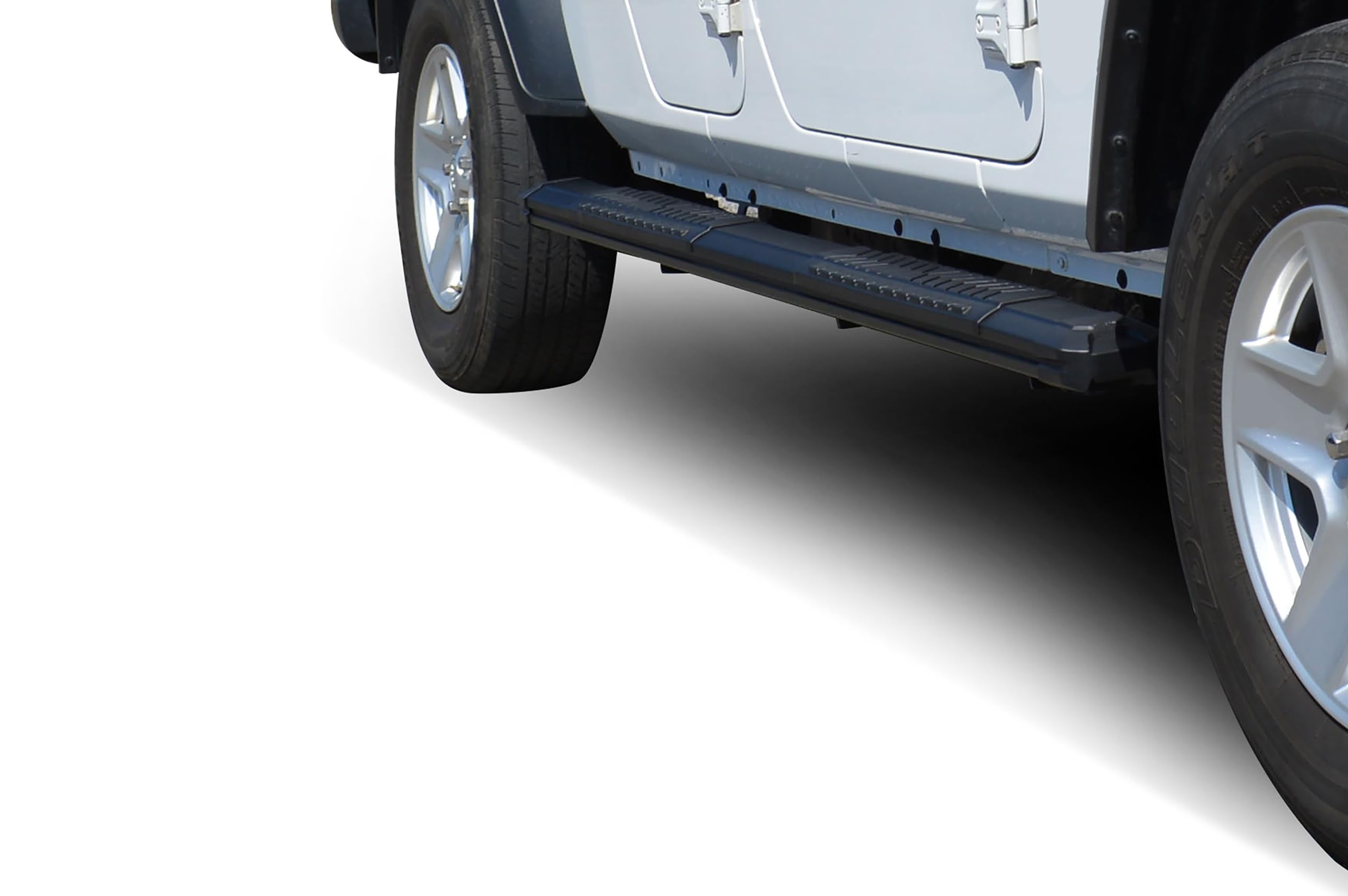 Cutlass Black Horse Running Boards Compatible with 2024-2025 Toyota Tacoma Double Cab-RN-TO24-76-BK Black