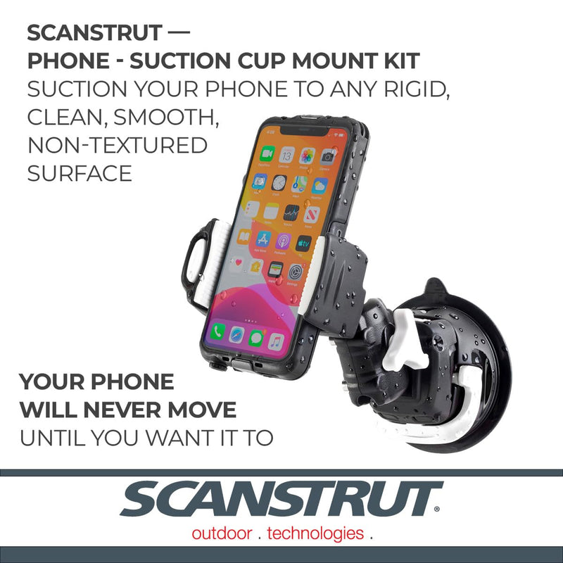 ROKK Mini Scanstrut for Phone with Suction Cup Base