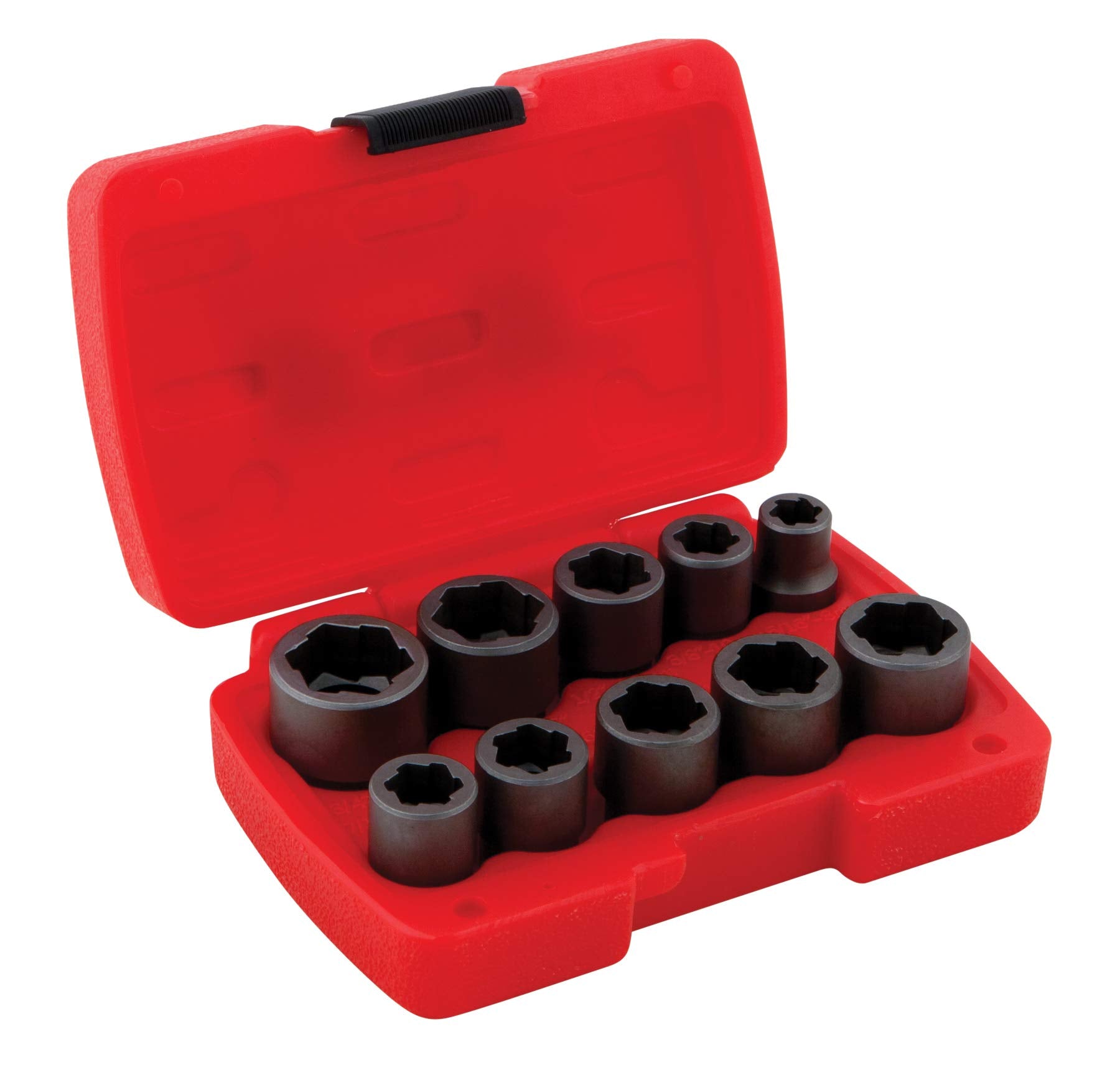 W38919 Performance Tool 3/8-Inch Drive 5 Piece Bolt Extractor Set (Metric/SAE)