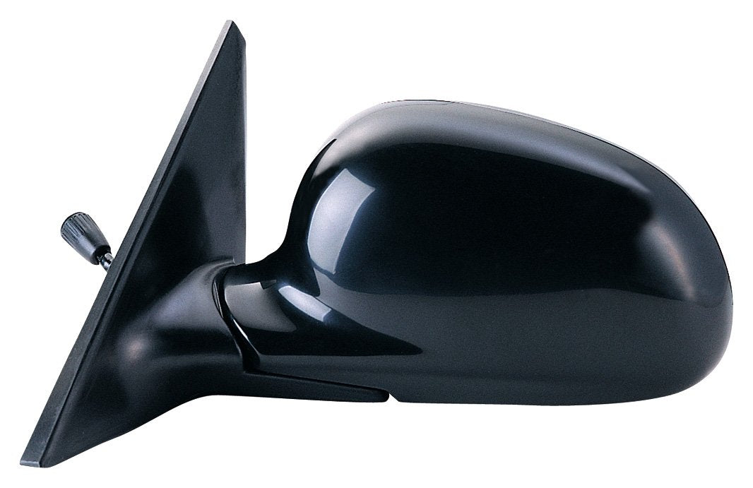 63510H Fit System Driver Side Mirror for Honda Civic Sedan, Black, Manual Remote, Foldaway