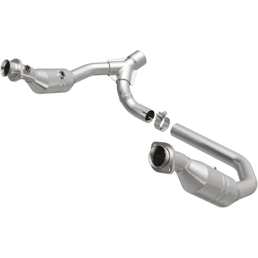 Direct-Fit MagnaFlow Catalytic Converter OEM Grade Federal/EPA Compliant 52291 - Stainless Steel 3in Main Piping, 31.375in Overall Length, Pre-Converter & Midbed O2 Sensor - Ram 1500 OEM Replacement