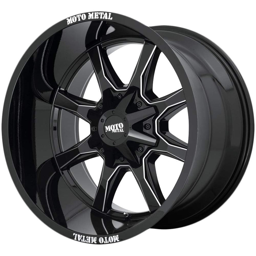 Moto Metal 18X9 MO970 G-BLK MILL SPK 18MM - MO970890123B18US 5X4.5