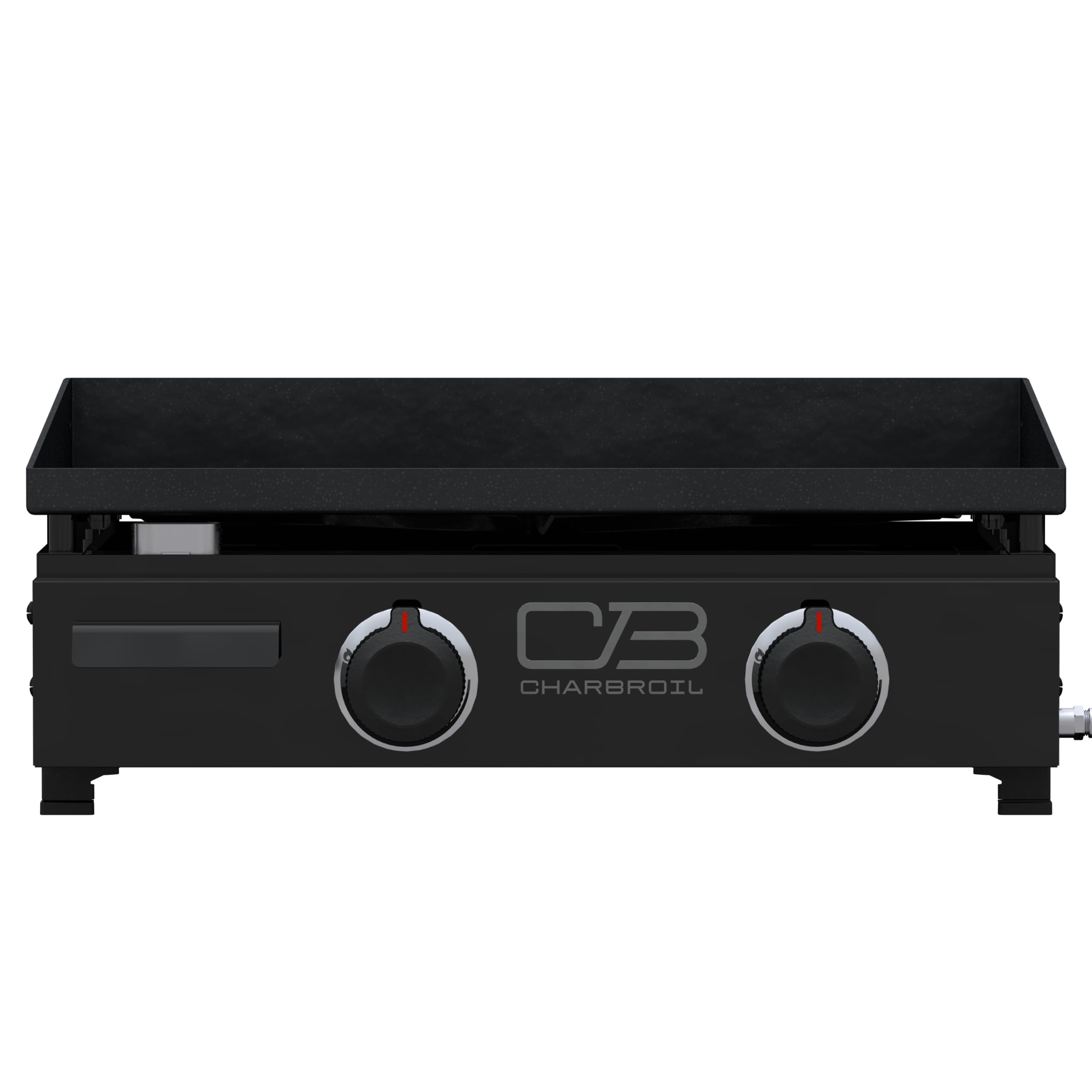 22" Charbroil Performance Series Portable Tabletop 2 Burner Propane Gas Griddle, Black - 463614224