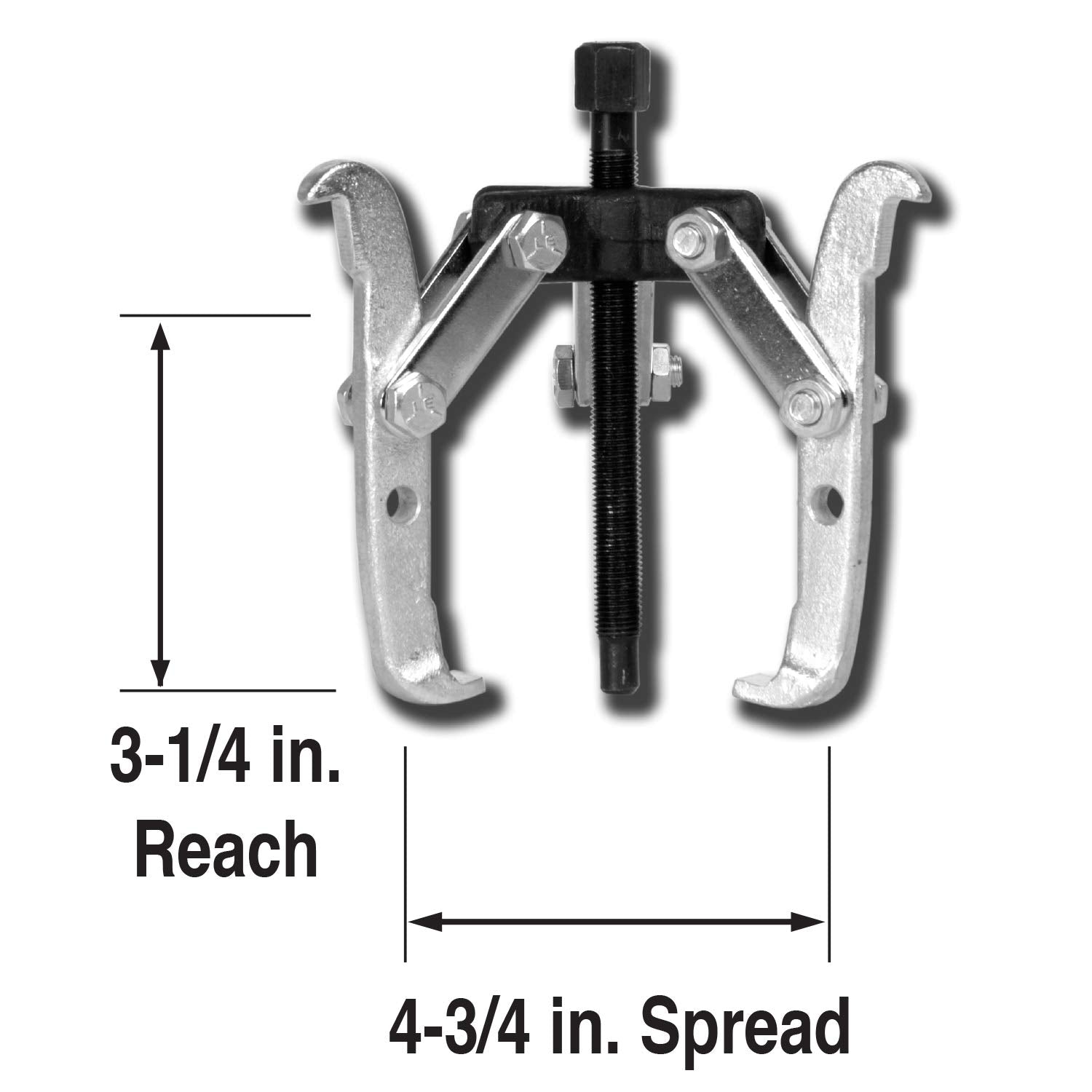 W87123 Performance Tool 3-1/4-Inch Reach x 4-3/4-Inch Spread 2-Jaw Gear Puller