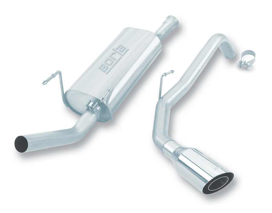 Cat-Back BORLA System for '00-'06 Toyota Tundra 4.7L V8 AT/MT 2/ 4WD 2/4 Door Reg. Cab 8' 2" Bed 128.3" WB/Access (Ext.) Cab Short 6' 3" Bed 128.3" WB/Double (Crew) Cab (6' 3") Bed 140.6" WB