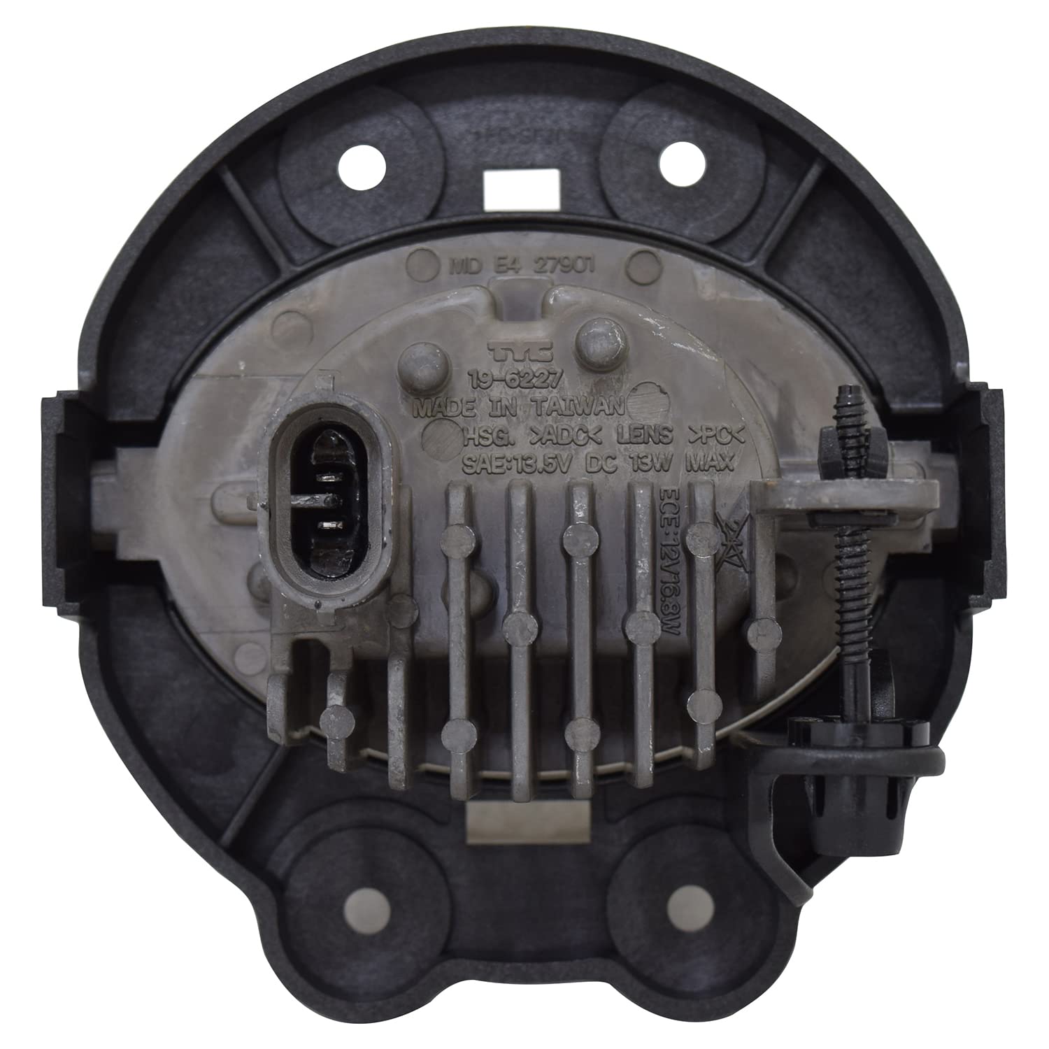 Left TYC Fog Light Assembly Compatible with 2019-2019 Jeep Cherokee