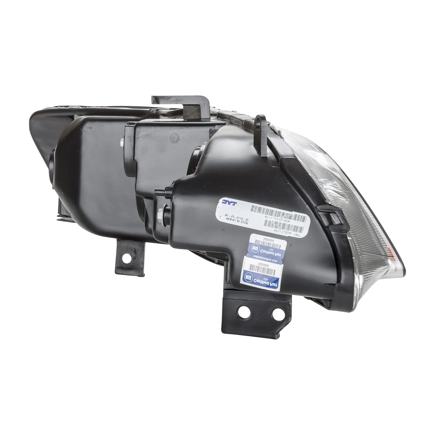 Left TYC Headlight Assembly Compatible with 2001-2002 Honda Accord