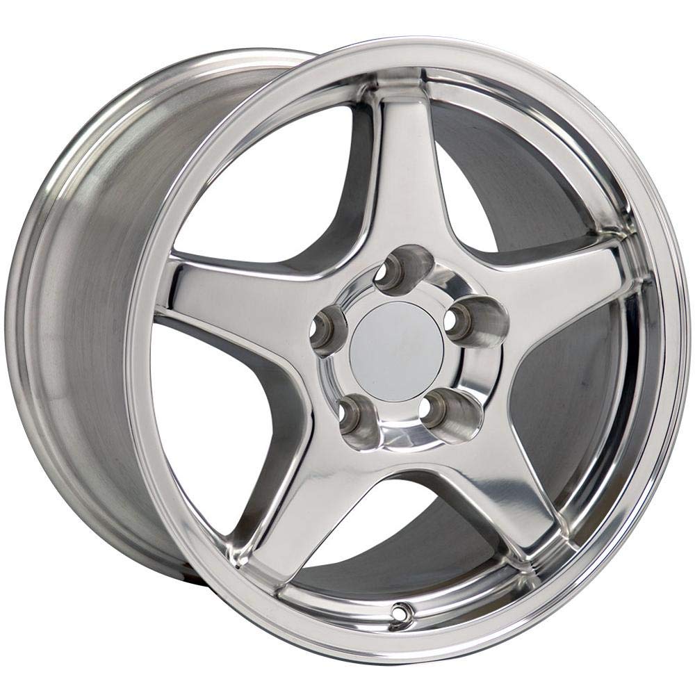 CV01-17095-5475-56P Tires OE Wheels LLC Polished Wheel Painted (17 x 9.5 inches /5 x 120 mm, 56 mm Offset