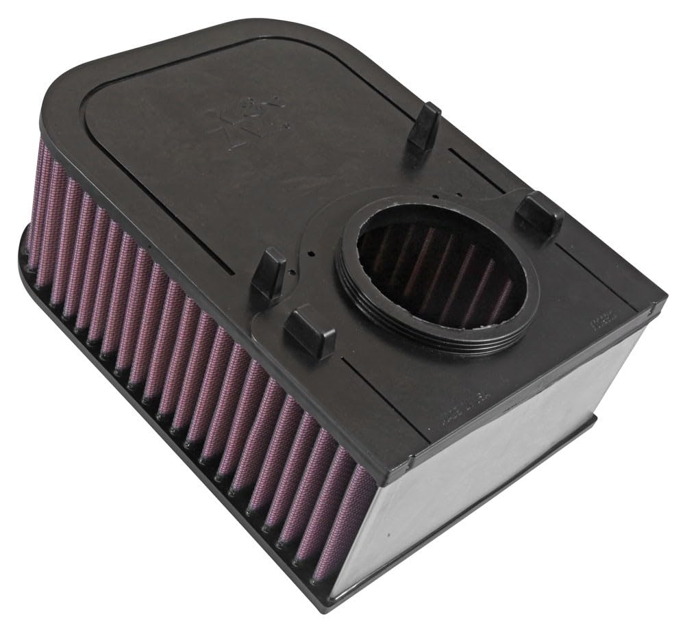 High-Flow K&N Original Lifetime Engine Air Filter: Increase Power & Acceleration, Washable, Premium, Replacement Car Air Filter: Compatible with 2015-2018 Porshe Macan E-0660