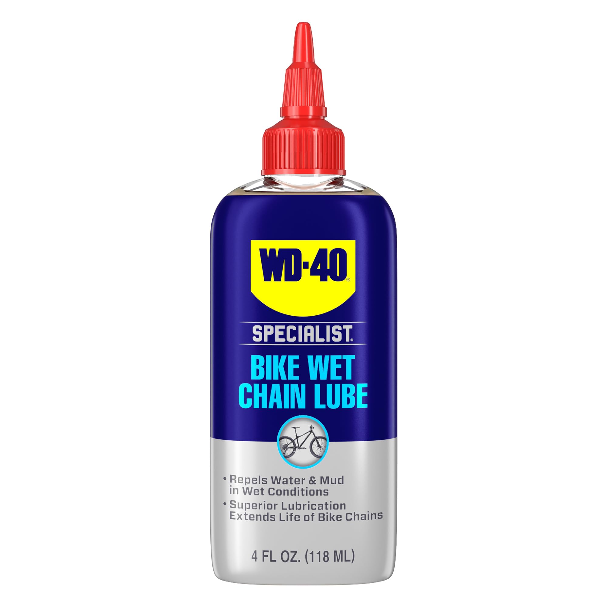 Bike WD-40 Specialist Wet Chain Lube, 4 OZ