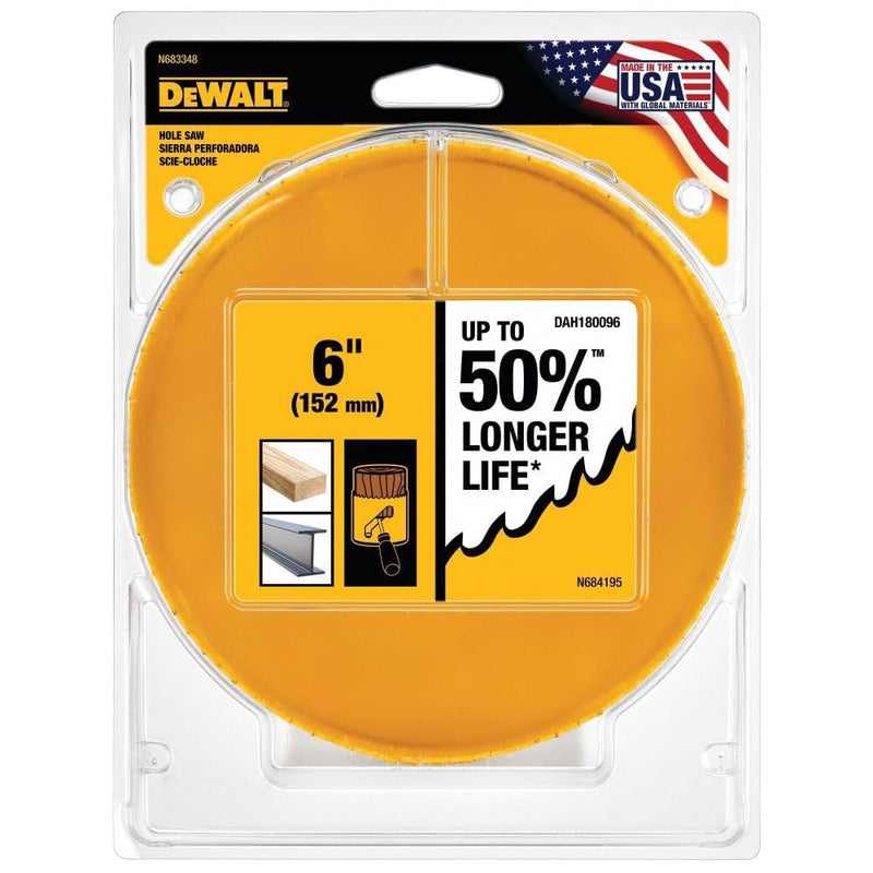 6 (152MM) DEWALT DAH180096 Hole Saw