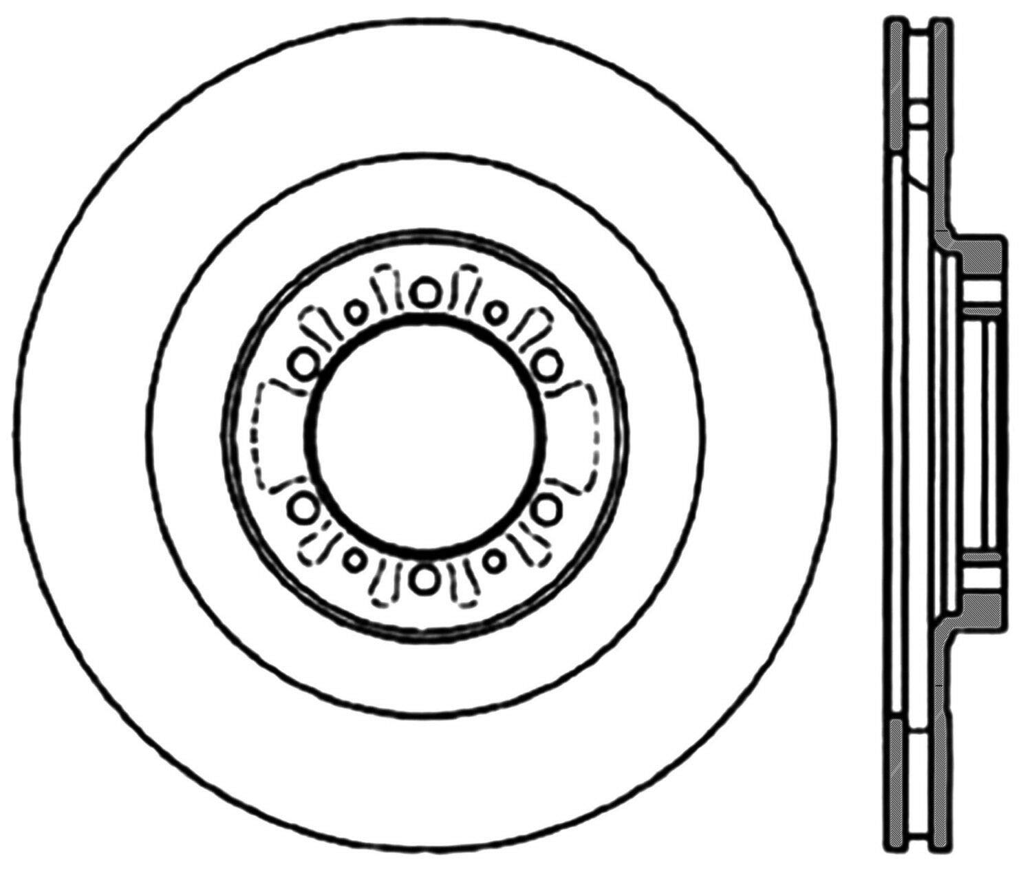 Premium Centric Parts Brake Rotor - 120.46051